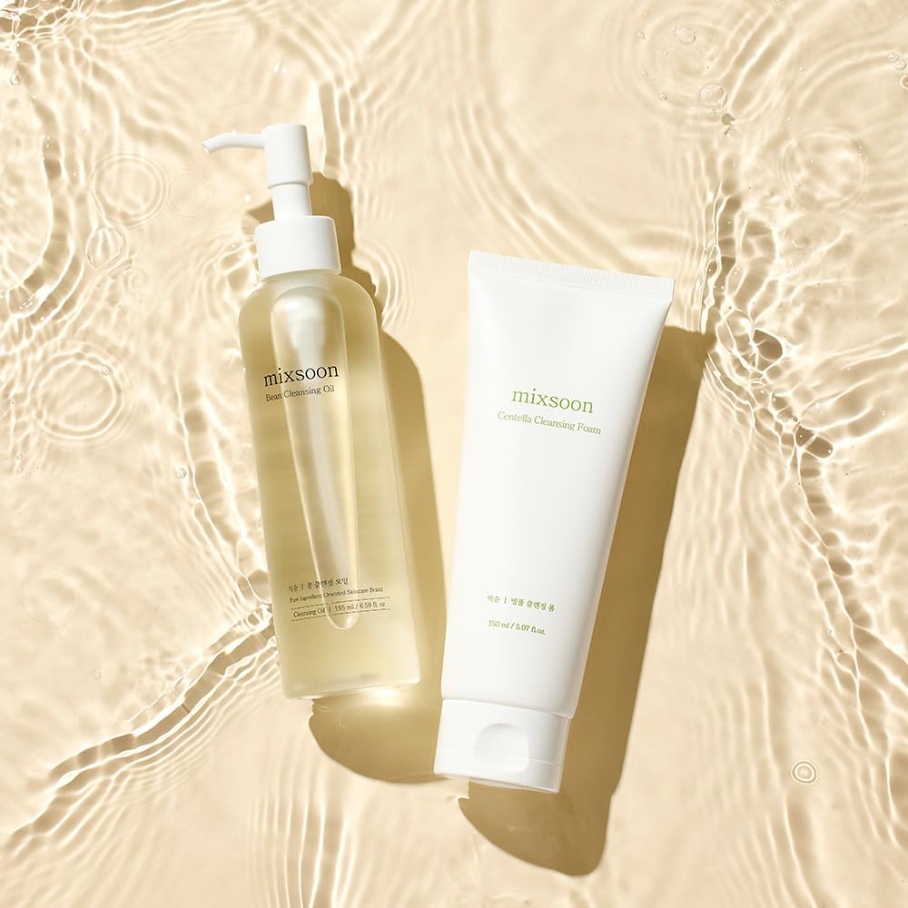 mixsoon Centella Cleansing Foam Face Wash with Cica, Low pH Cleansing and Soothing for Face, Hydrating Formula 150ml / 5.07 fl. oz. Korean Glass Skin Care